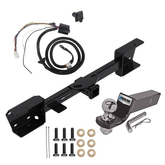 Tow Package For 19-22 Subaru Ascent Trailer Hitch w/ Wiring 2" Drop Mount 2" Ball 2" Receiver Reese