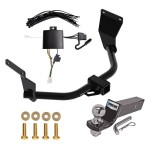 Reese Trailer Tow Hitch For 19-24 Acura RDX With +12V Power Provision Complete Package w/ Wiring and 2" Ball