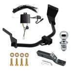 Reese Trailer Tow Hitch For 19-24 Acura RDX With +12V Power Provision 2" Receiver Complete Package w/ Wiring and 1-7/8" Ball