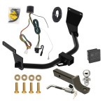 Reese Trailer Tow Hitch For 19-24 Acura RDX Without +12V Power Provision Deluxe Package Wiring 2" Ball Mount and Lock