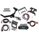 Trailer Hitch Tow Package Prodigy P3 Brake Control For 19-24 Honda Passport w/ 7-Way RV Wiring 2" Drop Mount 2" Ball Class 4 2" Receiver Reese Tekonsha