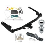 Reese Trailer Tow Hitch For 14-19 Toyota Highlander Class 3 2" Receiver Complete Package w/ Wiring and 1-7/8" Ball