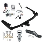 Reese Trailer Tow Hitch For 20-24 Toyota Highlander 2" Receiver Complete Package w/ Wiring and 1-7/8" Ball