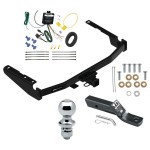 Reese Trailer Tow Hitch For 18-22 Lexus RX350L 2" Receiver Complete Package w/ Wiring and 1-7/8" Ball