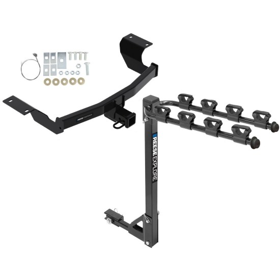 Reese Trailer Tow Hitch For 17-25 Honda CR-V tilt away adult or child arms fold down carrier