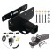 Tow Package For 18-24 Jeep Wrangler JL (New Body Style) Trailer Hitch w/ Wiring 2" Drop Mount 2" Ball 2" Receiver Reese