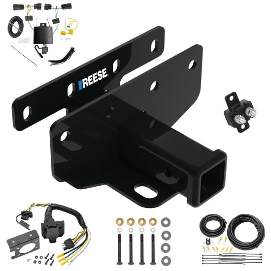 Trailer Hitch w/ 7-Way RV Wiring For 18-24 Jeep Wrangler JL (New Body Style) Class 3 2" Receiver Reese