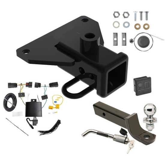 Reese Trailer Tow Hitch For For 20-25 Jeep Gladiator Deluxe Package Wiring 2" Ball Mount and Lock