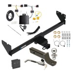 Reese Trailer Tow Hitch For 20-24 Volkswagen Atlas Cross Sport Deluxe Package Wiring 2" Ball Mount and Lock