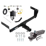 Tow Package For 21-24 Nissan Rogue Trailer Hitch w/ Wiring 2" Drop Mount 2" Ball 2" Receiver Reese