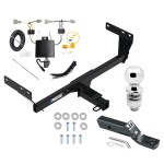 Reese Trailer Tow Hitch For 21-24 Nissan Rogue Complete Package w/ Wiring Harness Kit and 2" Ball