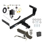 Reese Trailer Tow Hitch For 21-24 Nissan Rogue Deluxe Package Wiring 2" Ball Mount and Lock