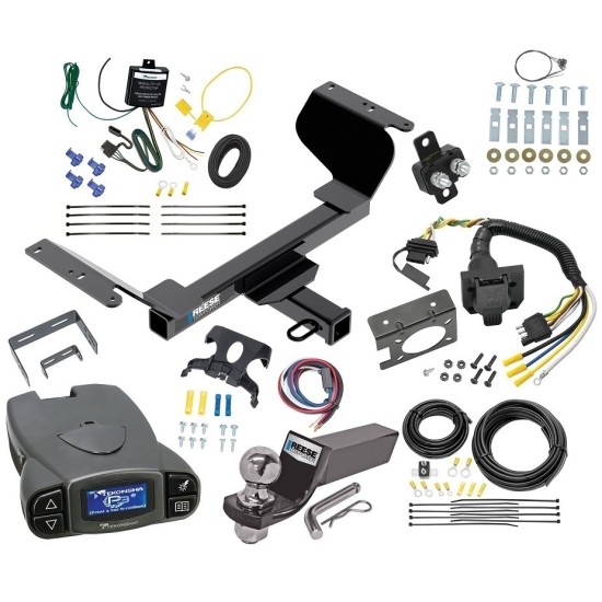 Trailer Hitch Tow Package Prodigy P3 Brake Control For 21-22 Chevrolet Equinox Premier, Except Models w/1.6L Diesel w/ 7-Way RV Wiring 2" Drop Mount 2" Ball Class 3 2" Receiver Reese Tekonsha