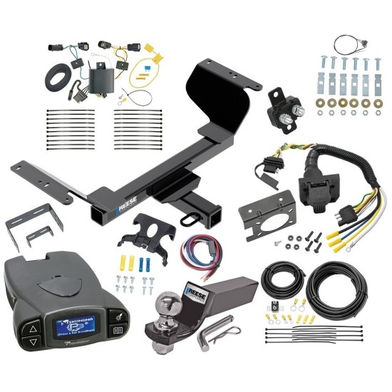 Trailer Hitch Tow Package Prodigy P3 Brake Control For 18-22 Chevrolet Equinox Premier, Except Models w/1.6L Diesel w/ 7-Way RV Wiring 2" Drop Mount 2" Ball Class 3 2" Receiver Reese Tekonsha