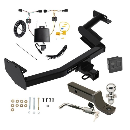 Reese Trailer Tow Hitch For 23-24 Hyundai Palisade Deluxe Package Wiring 2" Ball Mount and Lock