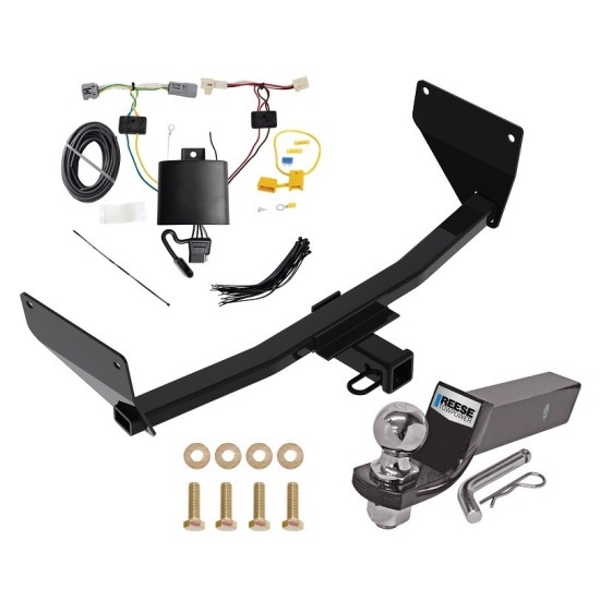 Reese Trailer Tow Hitch For 21-23 Toyota Venza Complete Package w/ Wiring and 2" Ball