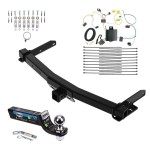 Tow Package For 14-21 Jeep Grand Cherokee 2022 WK Old Body Style Trailer Hitch w/ Wiring 2" Drop Mount 2" Ball 2" Receiver Reese