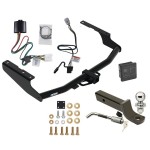 Reese Trailer Tow Hitch For 20-23 Toyota Highlander (Except with Dual Exhaust and XSE) Deluxe Package Wiring 2" Ball Mount and Lock