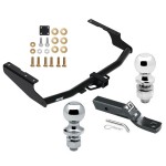 Reese Trailer Tow Hitch For 18-21 Lexus Rx350L 14-23 Toyota Highlander (Except with Dual Exhaust and XSE) 2" Receiver w/ 1-7/8" and 2" Ball