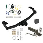 Reese Trailer Tow Hitch For 21-24 Mercedes-Benz GLA250 Deluxe Package Wiring 2" Ball Mount and Lock