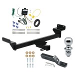 Reese Trailer Tow Hitch For 23-24 KIA Sportage 2" Receiver Class 3 w/ Wiring Harness Kit and 1-7/8" Ball