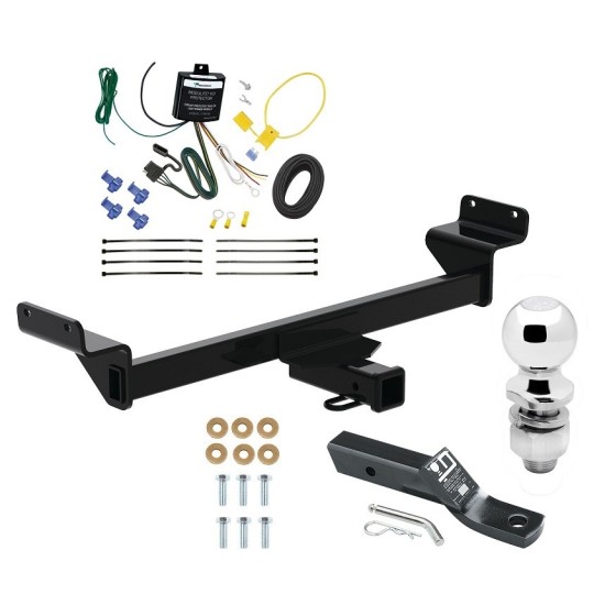 Reese Trailer Tow Hitch For 23-24 KIA Sportage 2" Receiver Class 3 w/ Wiring Harness Kit and 2" Ball