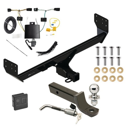 Reese Trailer Tow Hitch For 21-24 Genesis GV80 Deluxe Package Wiring 2" Ball Mount and Lock