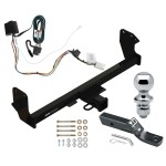 Reese Trailer Tow Hitch For 22-24 Mitsubishi Eclipse Cross Class 3 2" Receiver Complete Package w/ Wiring and 1-7/8" Ball