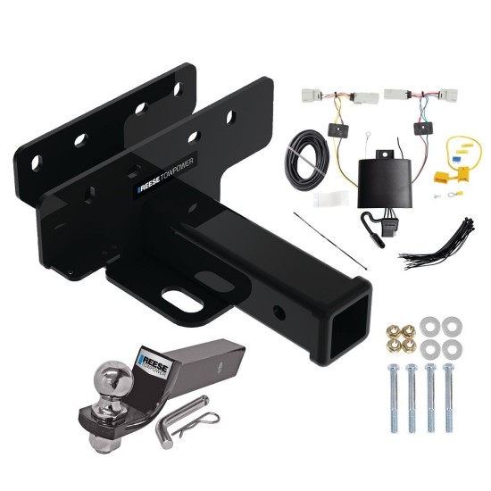 Reese Trailer Tow Hitch For 21-24 Ford Bronco w/LED Taillights Complete Package w/ Wiring and 2" Ball