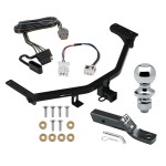 Reese Trailer Tow Hitch For 22-23 Nissan Pathfinder 2022 Infiniti QX600 Class 4 2" Receiver Complete Package w/ Wiring and 1-7/8" Ball