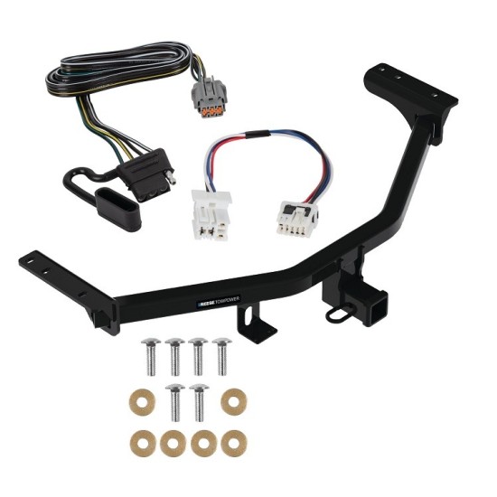 Reese Trailer Tow Hitch For 22-23 Nissan Pathfinder 2022 Infiniti QX60 w/ Plug & Play Wiring Kit Class 4 2" Receiver