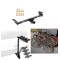 Trailer Hitch w/ 4 Bike Rack For 16-22 Lexus RX350 RX450h Approved for Recreational & Offroad Use Carrier for Adult Woman or Child Bicycles Foldable