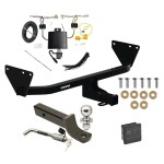 Reese Trailer Tow Hitch For 22-23 Mitsubishi Outlander Deluxe Package Wiring 2" Ball Mount and Lock