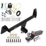 Reese Trailer Tow Hitch For 22-23 Toyota Corolla Cross w/LED Taillights Complete Package w/ Wiring and 2" Ball