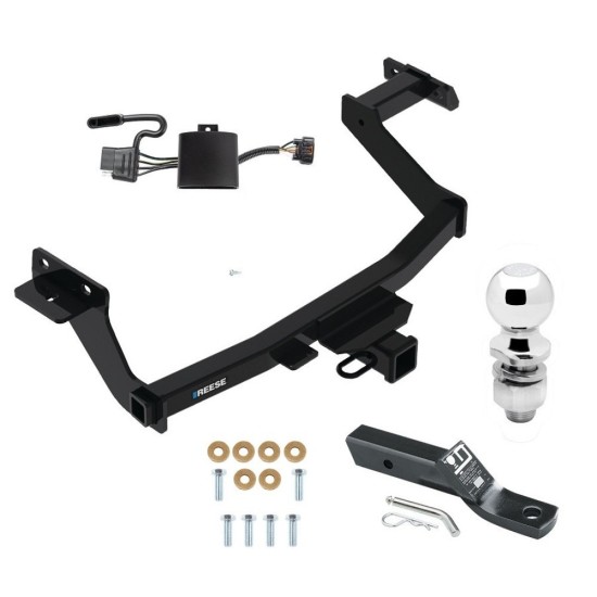 Reese Trailer Tow Hitch For 22-24 Hyundai Santa Cruz Complete Package w/ Wiring and 2" Ball