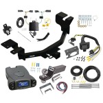 Reese Tekonsha Trailer Hitch Tow Package w/ Prodigy P3 Brake Control For 22-23 Ford Maverick All Styles 2" Receiver 7-Way RV Wiring 2" Drop 2" Ball Class 3