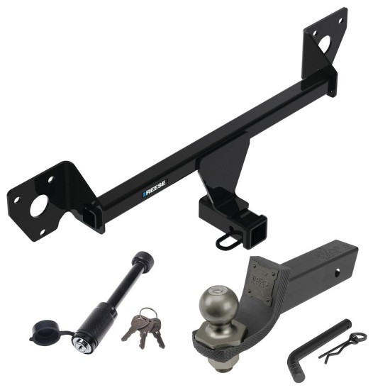 For 2021-2023 Chevrolet Trailblazer Trailer Hitch Tow PKG + Interlock Tactical Starter Kit w/ 2" Drop & 2" Ball + Tactical Dogbone Lock (Excludes: w/LED Taillights Models) By Reese Towpower