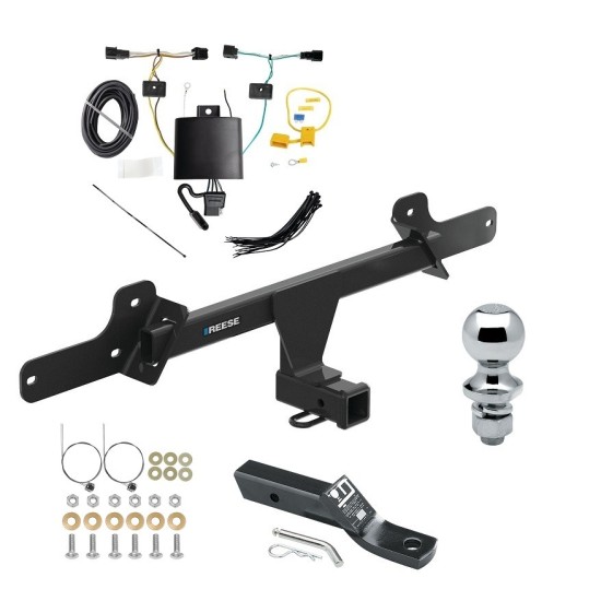 Reese Trailer Tow Hitch For 22-23 Hyundai Ioniq 5 Class 3 2" Receiver Complete Package w/ Wiring and 1-7/8" Ball