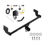 Reese Trailer Tow Hitch For 20-24 KIA Soul exc Turbo and LED Taillights w/ Plug & Play Wiring Kit Class 3 2" Receiver