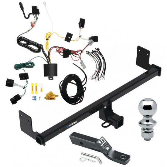 Reese Trailer Tow Hitch For 22-23 Hyundai Kona Class 3 2" Receiver Complete Package w/ Wiring and 1-7/8" Ball