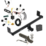 Reese Trailer Tow Hitch For 22-23 Hyundai Kona Deluxe Package Wiring 2" Ball Mount and Lock