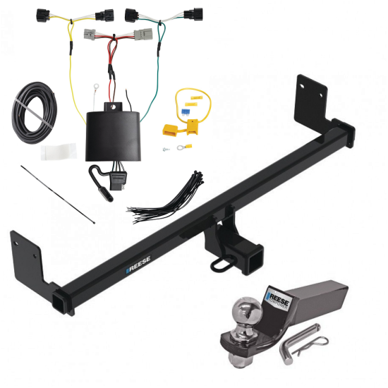 Reese Trailer Tow Hitch For 18-21 Hyundai Kona Complete Package w/ Plug & Play Wiring and 2" Ball