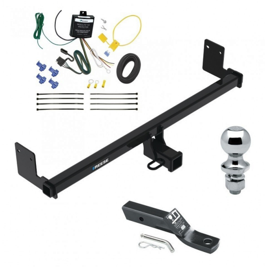 Reese Trailer Tow Hitch For 18-21 Hyundai Kona Class 3 2" Receiver Complete Package w/ Wiring and 1-7/8" Ball