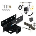 Reese Trailer Tow Hitch For 21-24 Ford Bronco w/LED Taillights Except Models w/OEM Hitch Deluxe Package Wiring 2" Ball Mount and Lock