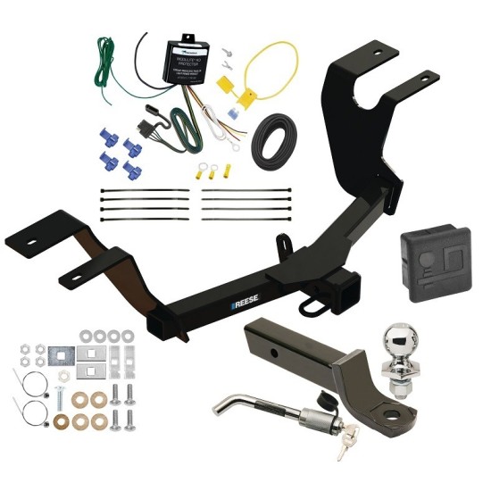 Reese Trailer Tow Hitch For 23-25 Honda HR-V Deluxe Package Wiring 2" Ball Mount and Lock