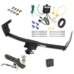 Reese Trailer Tow Hitch For 21-24 Lexus NX250 NX350 NX350h NX450h+ Deluxe Package Wiring 2" Ball Mount and Lock