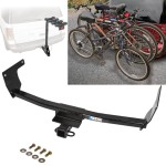 Trailer Hitch w/ 4 Bike Rack For 19-24 Toyota RAV4 21-24 Lexus NX250 NX350 NX350h NX450h+ Approved for Recreational & Offroad Use Carrier for Adult Woman or Child Bicycles Foldable