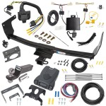 Trailer Hitch Tow Package Prodigy P3 Brake Control For 19-23 Toyota RAV4 w/ 7-Way RV Wiring 2" Drop Mount 2" Ball Class 3 2" Receiver Reese Tekonsha