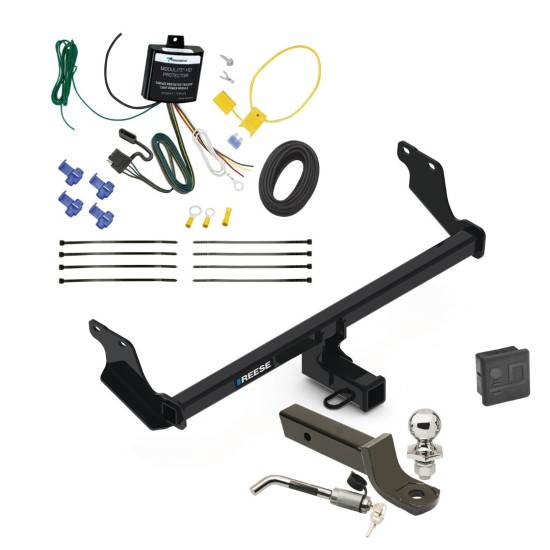 Reese Trailer Tow Hitch For 23-24 Dodge Hornet Except R/T w/ Wiring 2" Ball Mount + Lock Class 3