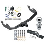 Reese Trailer Tow Hitch For 16-23 Toyota Hilux 2" Receiver Complete Package w/ Wiring and 1-7/8" Ball